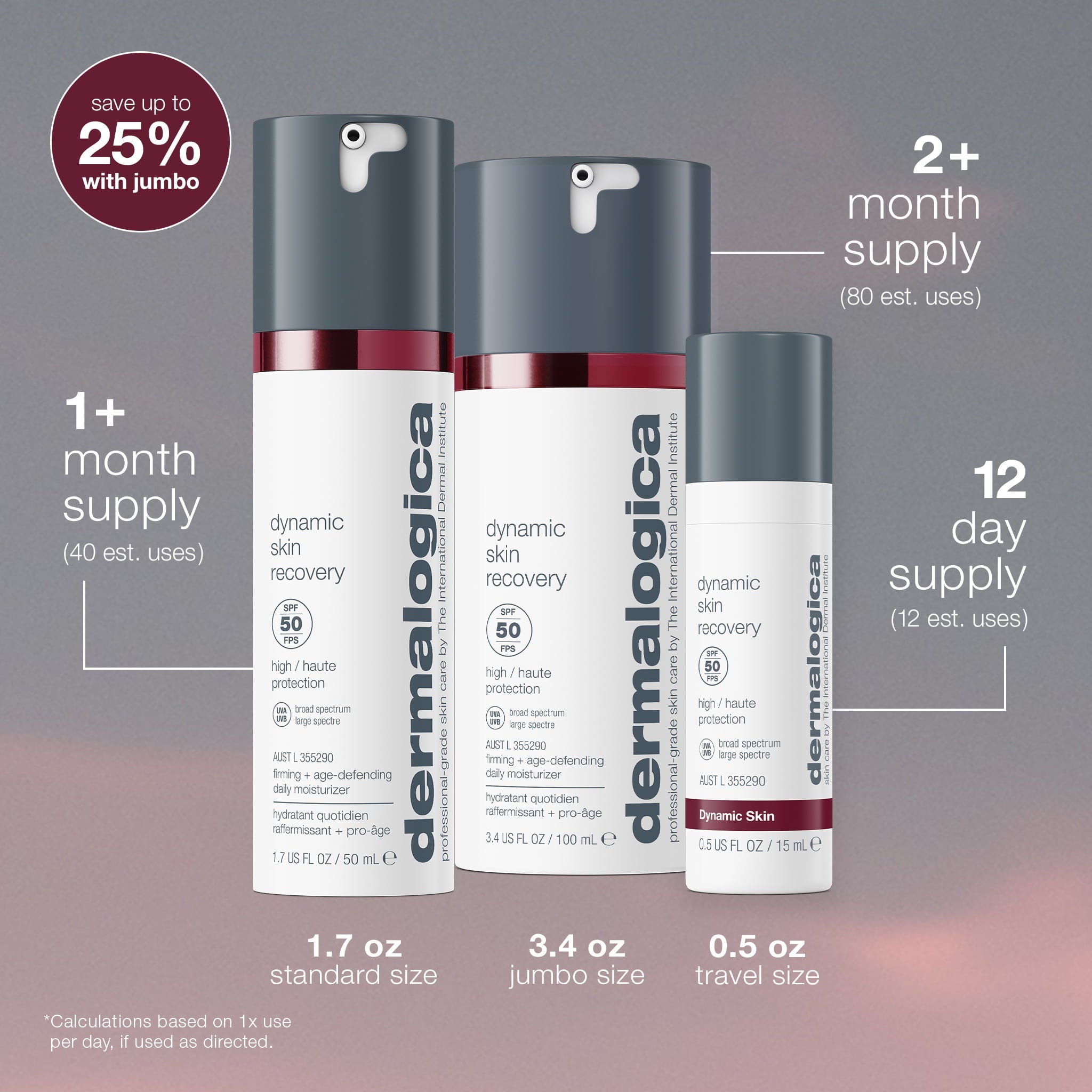 dynamic skin recovery spf50 moisturizer