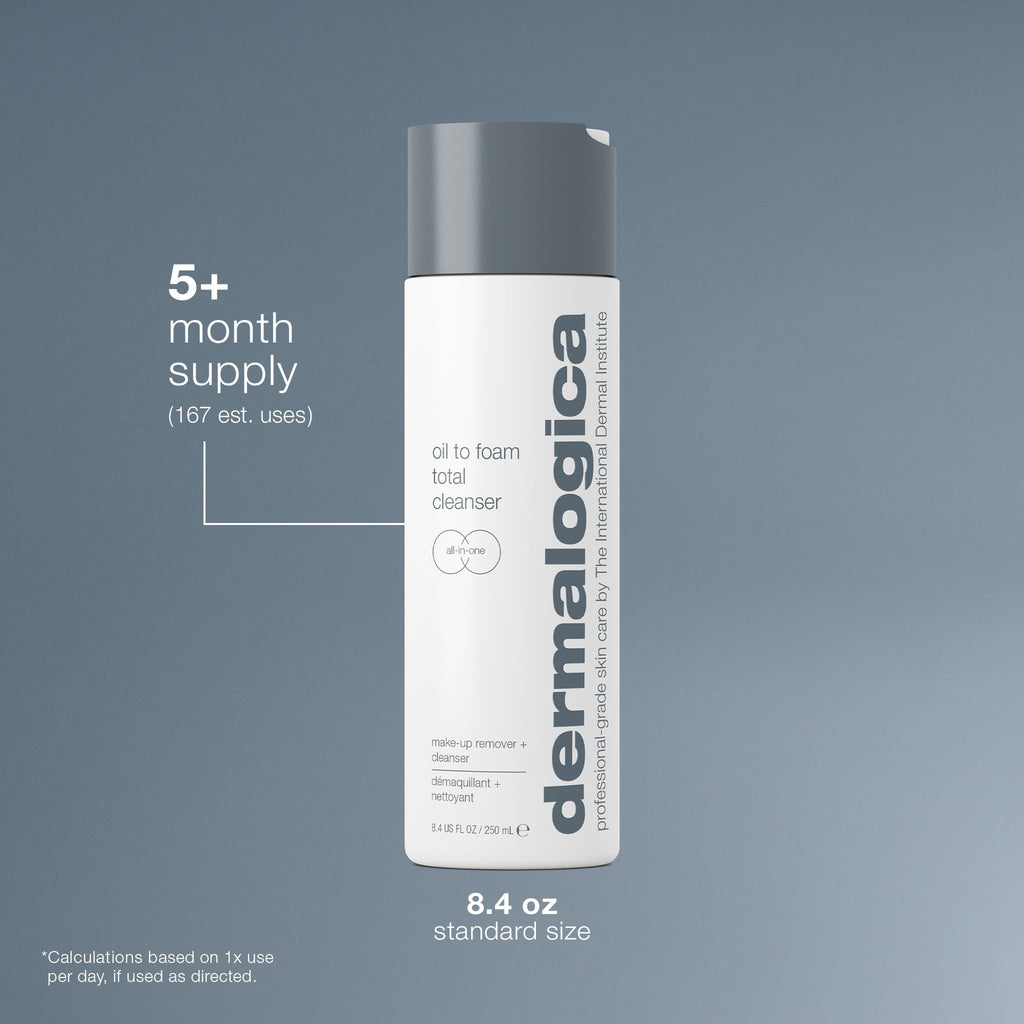 oil to foam total cleanser
