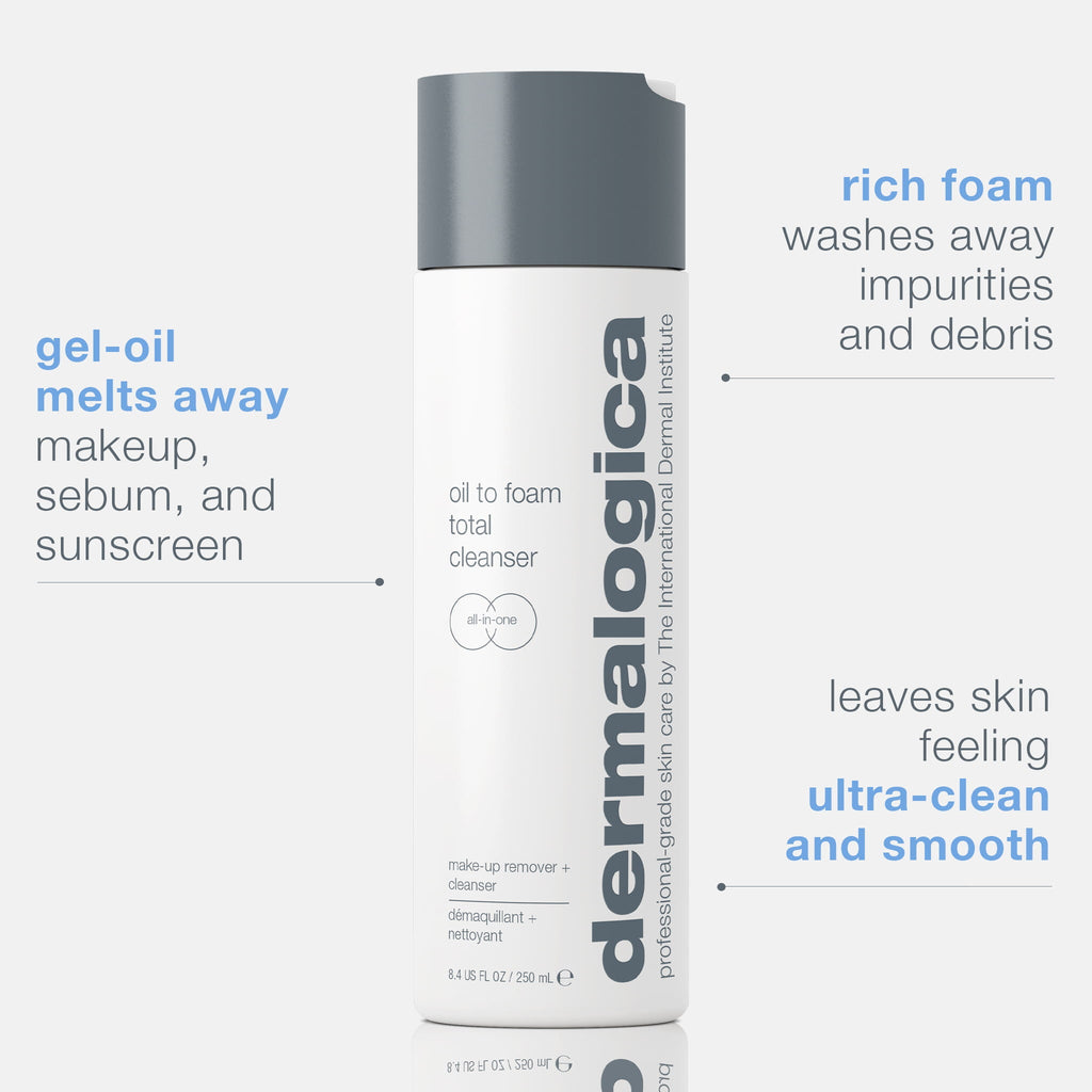 oil to foam total cleanser